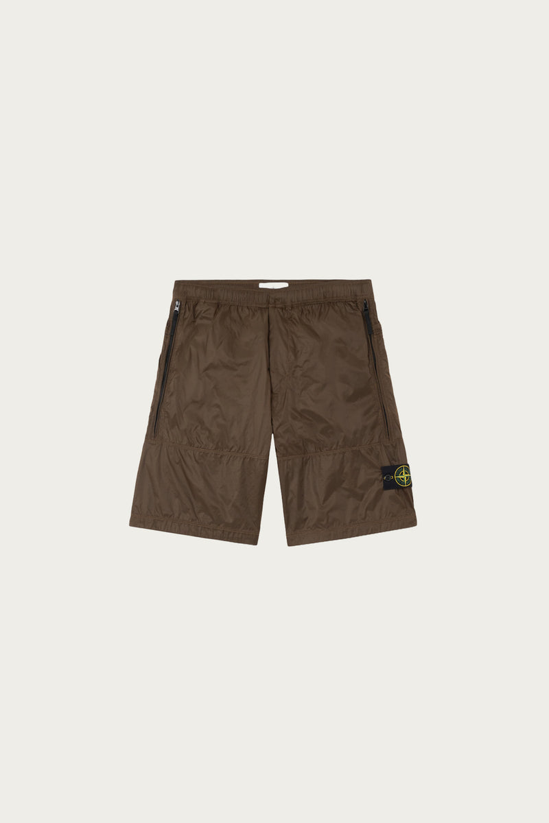 Stone Island Shorts | Ripstop Light HT Nylon Military Green