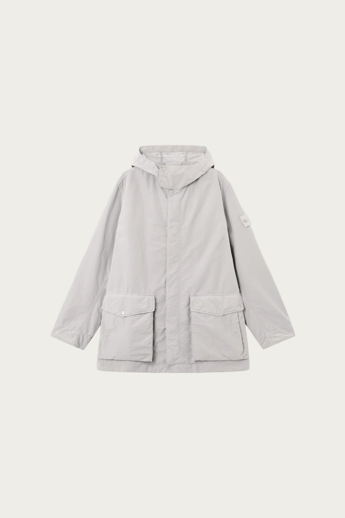 Stone Island - David Light Hooded Jacket - Grey - Canoe Club
