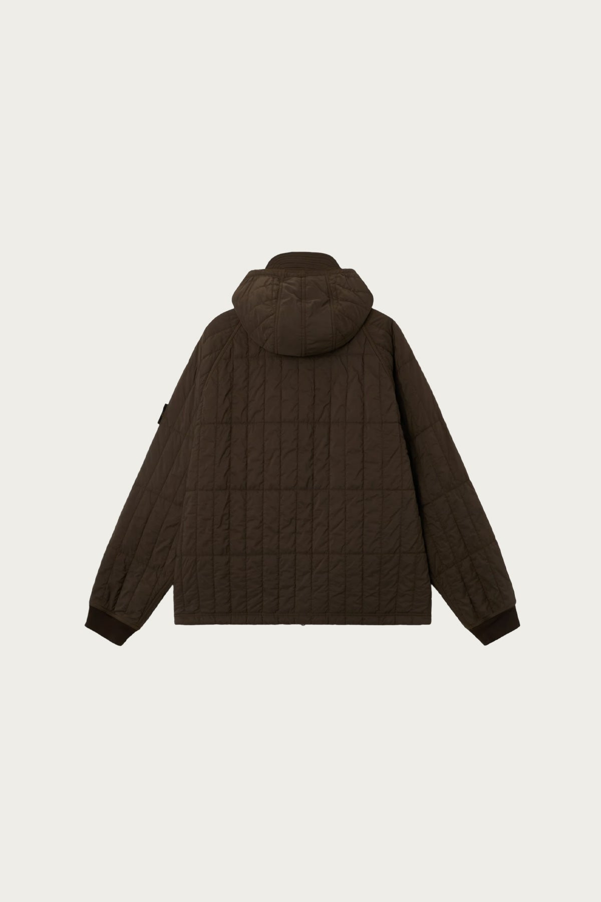 Stone Island - Quilted Padded Hooded Jacket - Coal Grey Ultralight Nylon Quilted-TC - Canoe Club