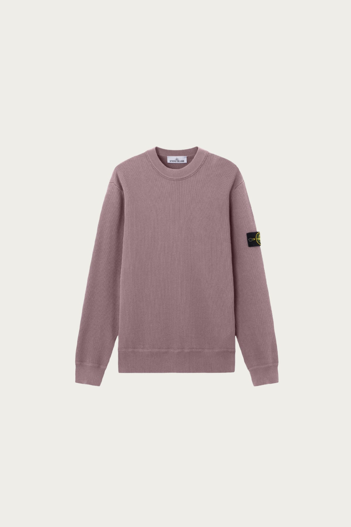 Stone Island - Regular-Fit Crewneck Jumper - Purple Grey - Canoe Club