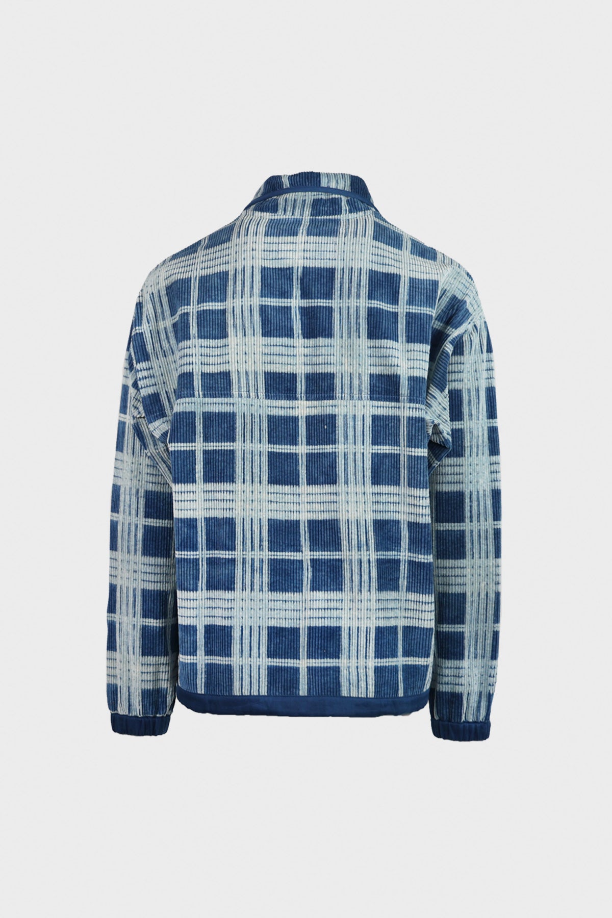 Story Mfg. - Polite Pullover - Indigo Check Corduroy - Canoe Club