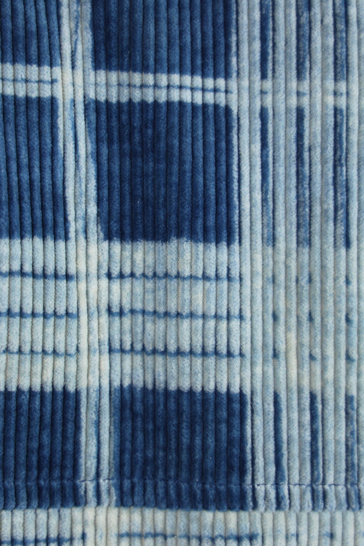 Story Mfg. - Polite Pullover - Indigo Check Corduroy - Canoe Club
