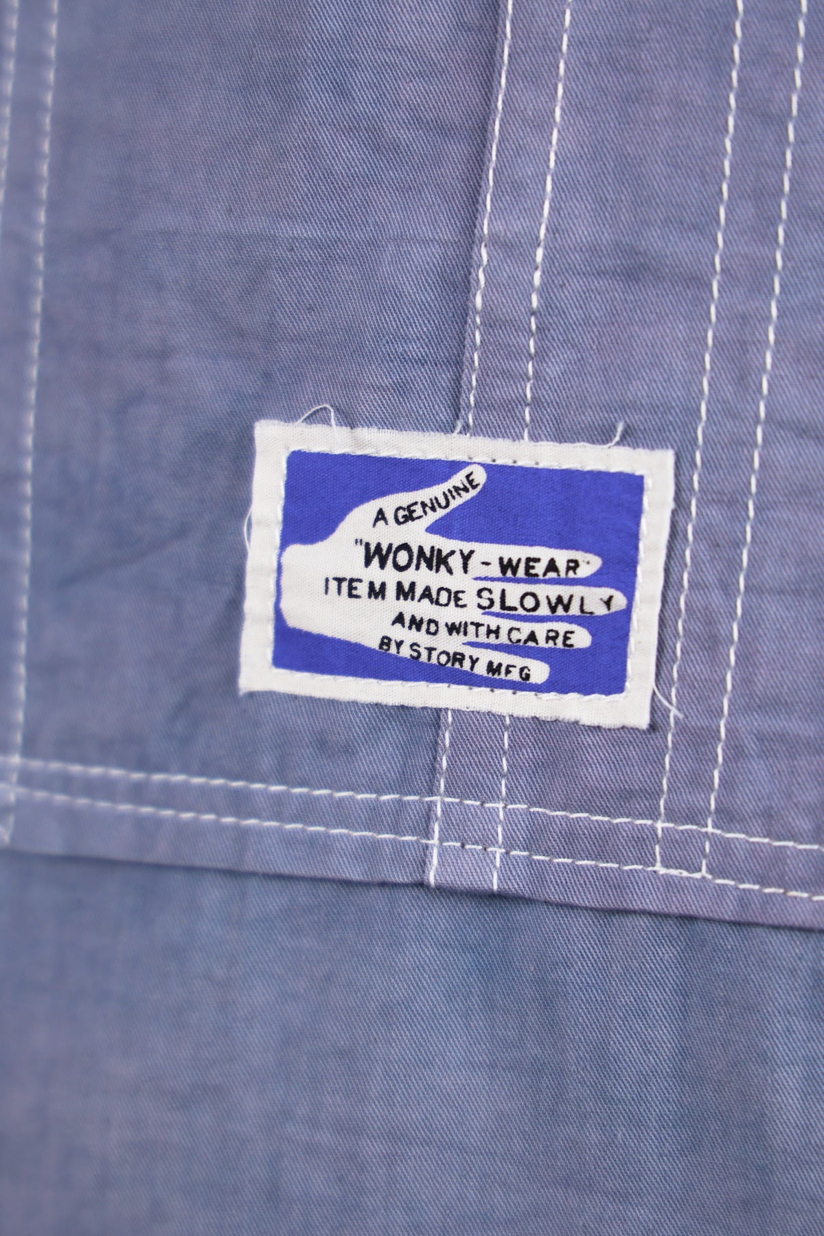 Story Mfg. - Railroad Jacket - Purple Wonky-Wear - Canoe Club