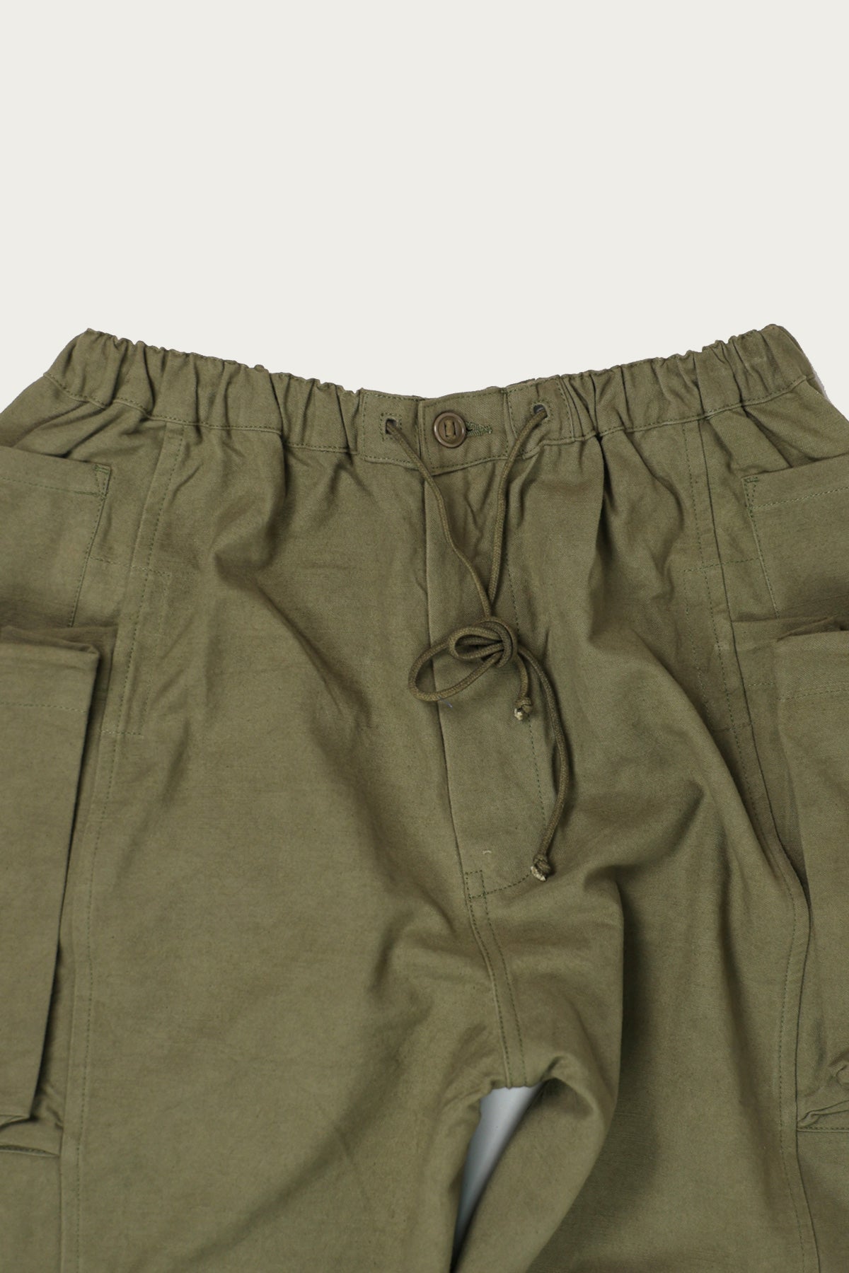 Story Mfg. - Salt Pants - Olive Slub - Canoe Club