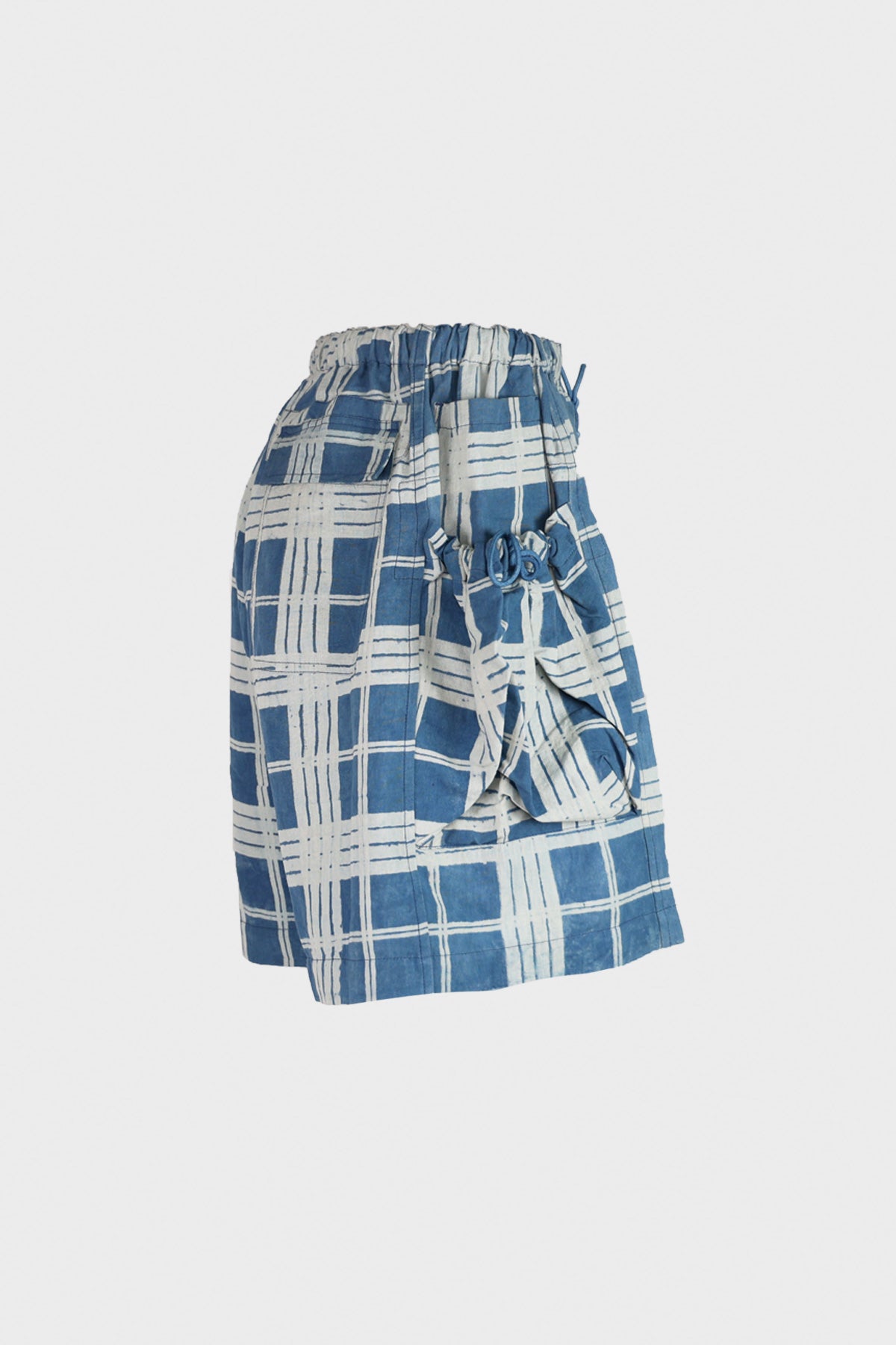 Story Mfg. - Salt Shorts - Indigo Check - Canoe Club