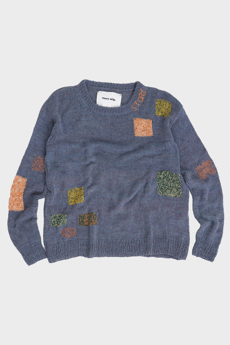 Story MFG. Spinning Jumper | Purple Darn-Knit | Canoe Club