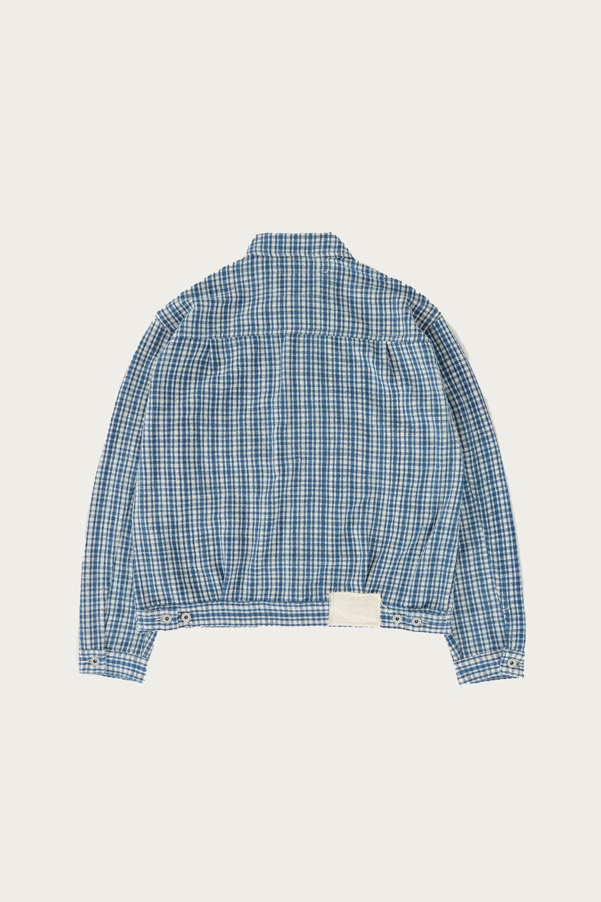 Story Mfg. - Tuesday Jacket - Indigo Check Handloom - Canoe Club