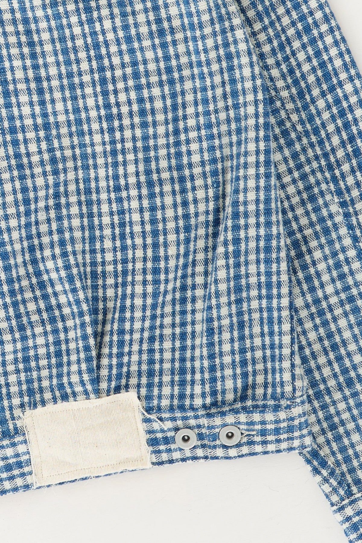 Story Mfg. - Tuesday Jacket - Indigo Check Handloom - Canoe Club