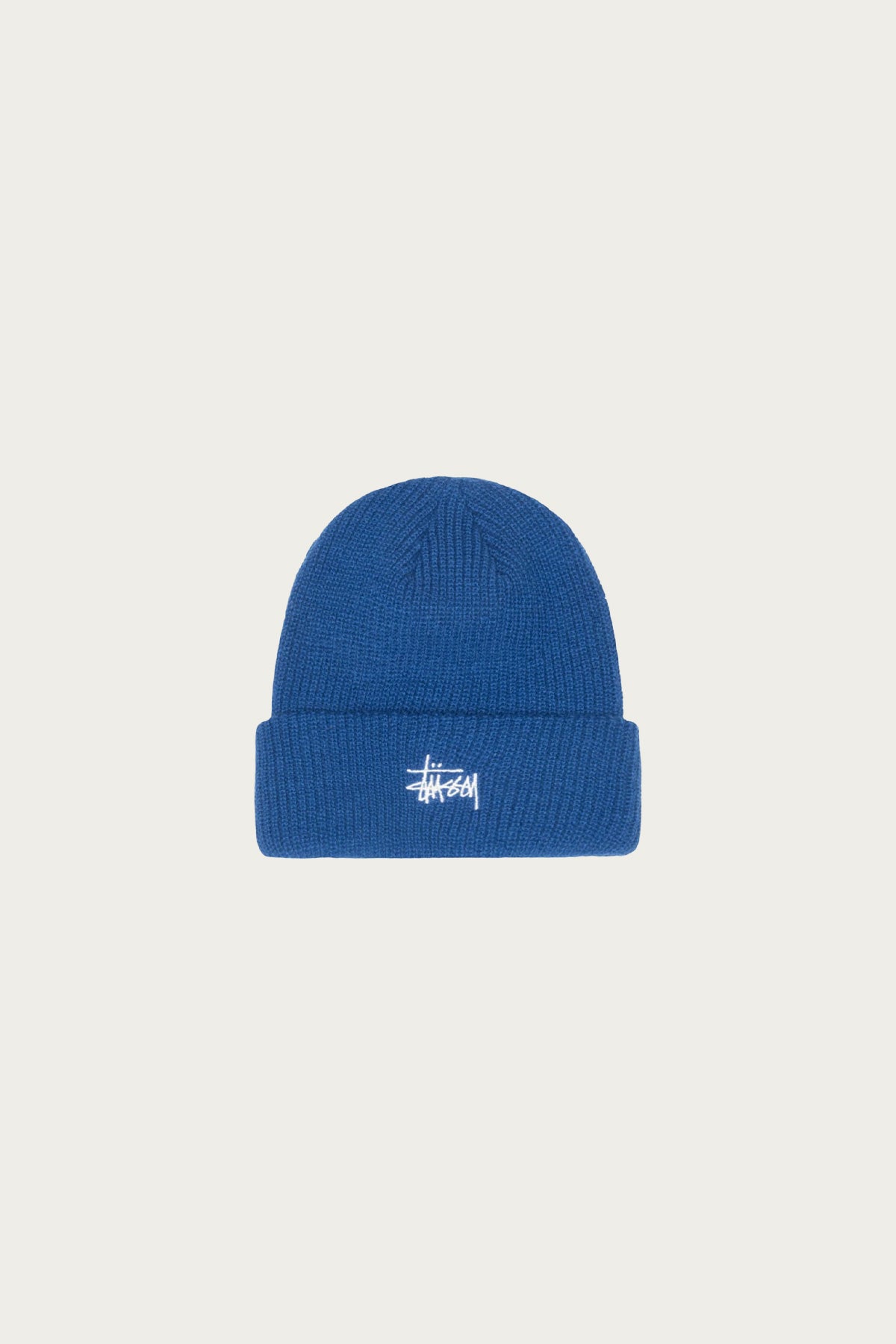 Stüssy - Basic Cuff Beanie - Admiral - Canoe Club