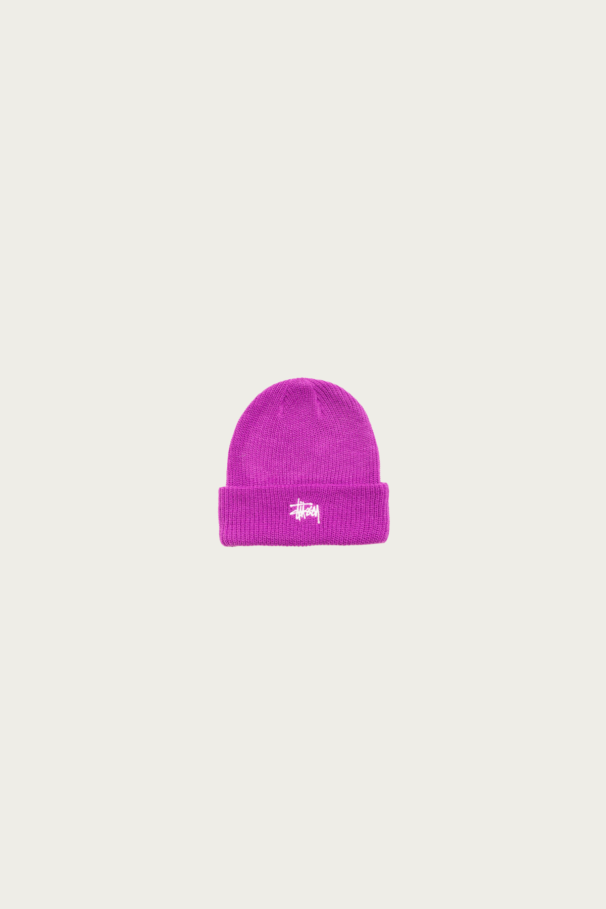 Stüssy - Basic Cuff Beanie - Violet - Canoe Club