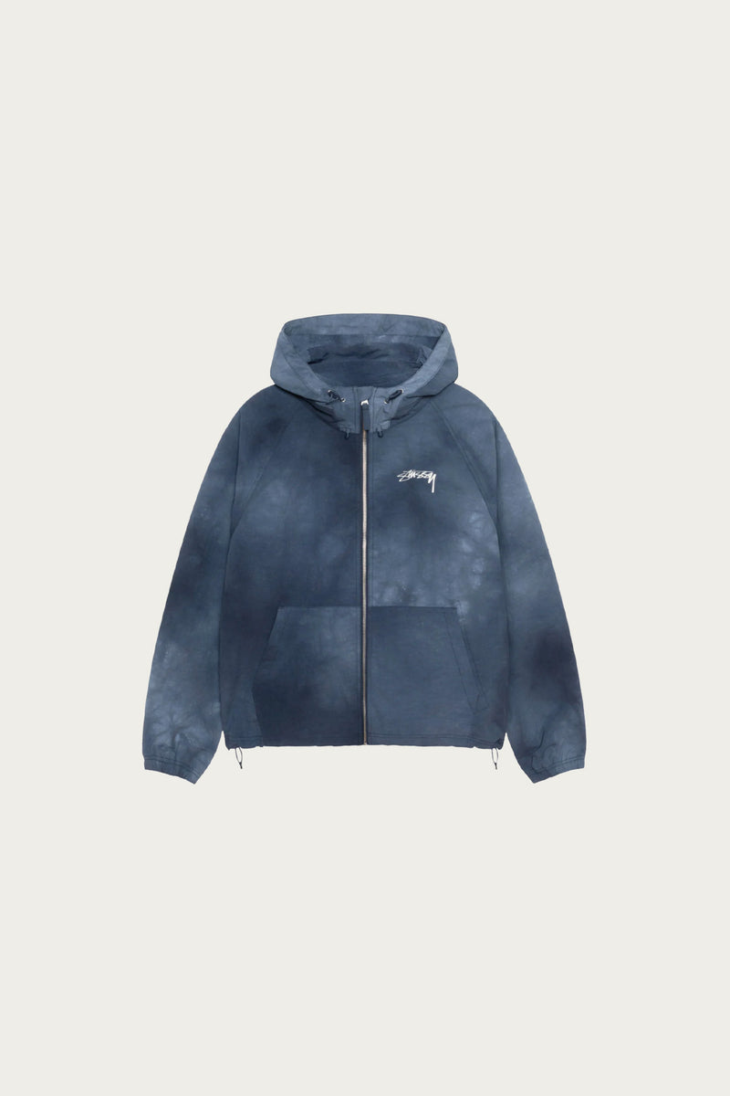 ジャケット・アウター Stussy Beach Shell Jacket Cobalt Blue Be prepared for the elements with this Cobalt Wave Dyed