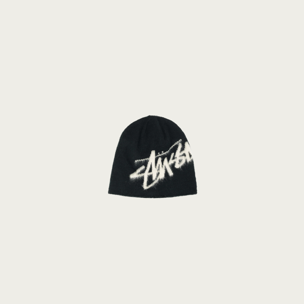 Stussy Brushed Out Stock Skullcap | Black | Canoe Club