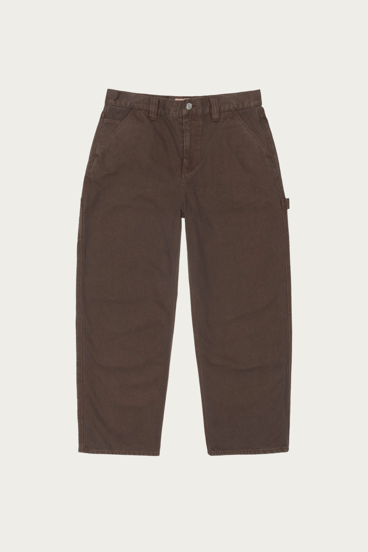 Stüssy - Carpenter Pant Canvas - Brown - Canoe Club