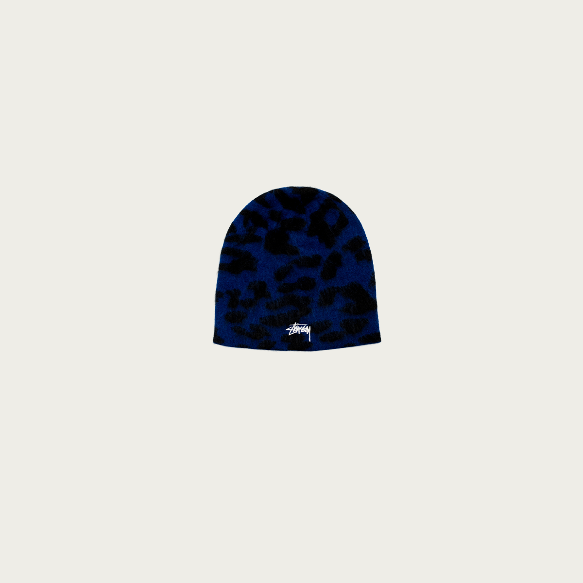 Stussy Cashmere Leopard Skullcap | Royal | Canoe Club