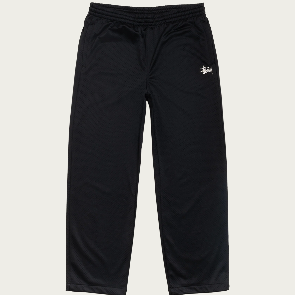 Stussy Mesh Track Pant | Black | Canoe Club