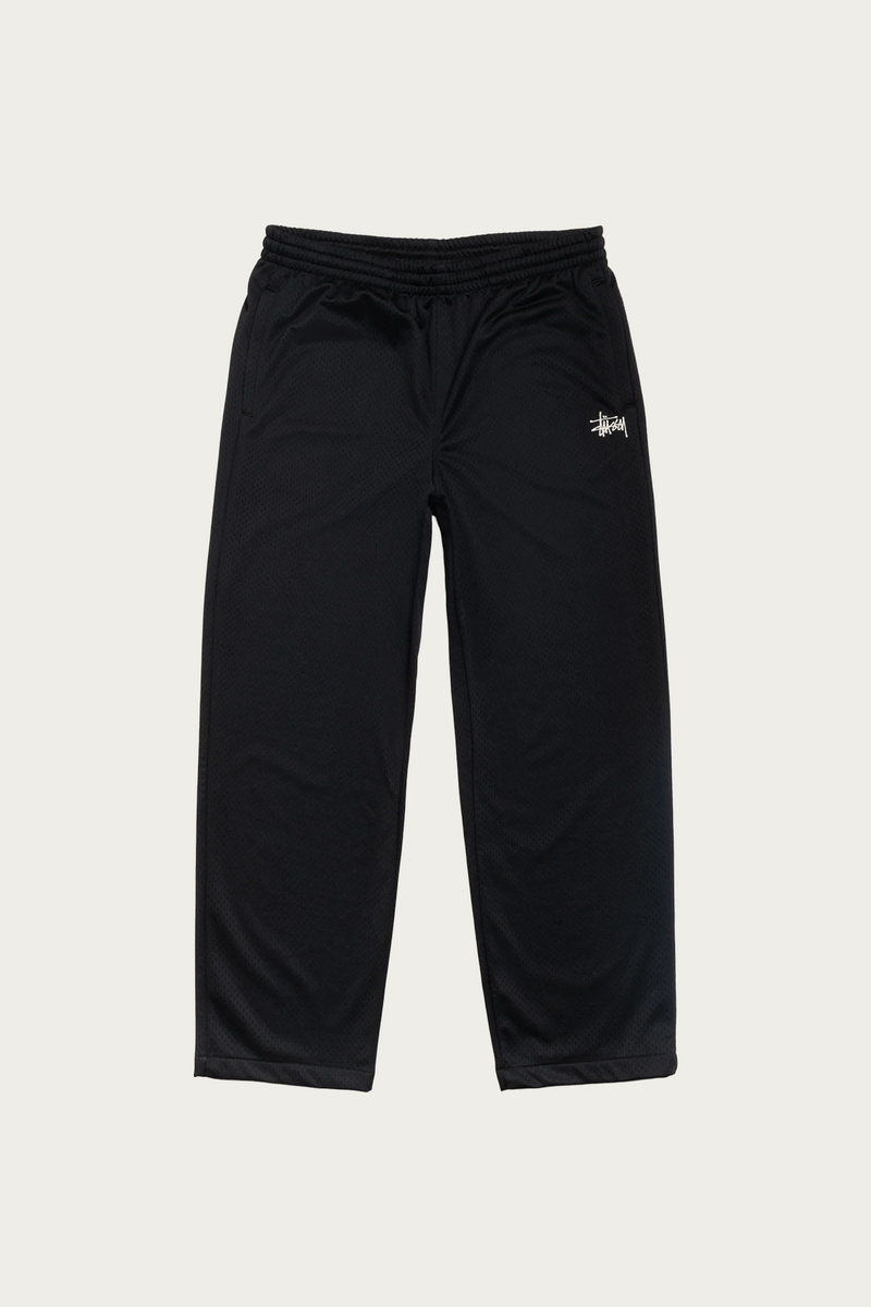 Stussy Mesh Track Pant | Black | Canoe Club