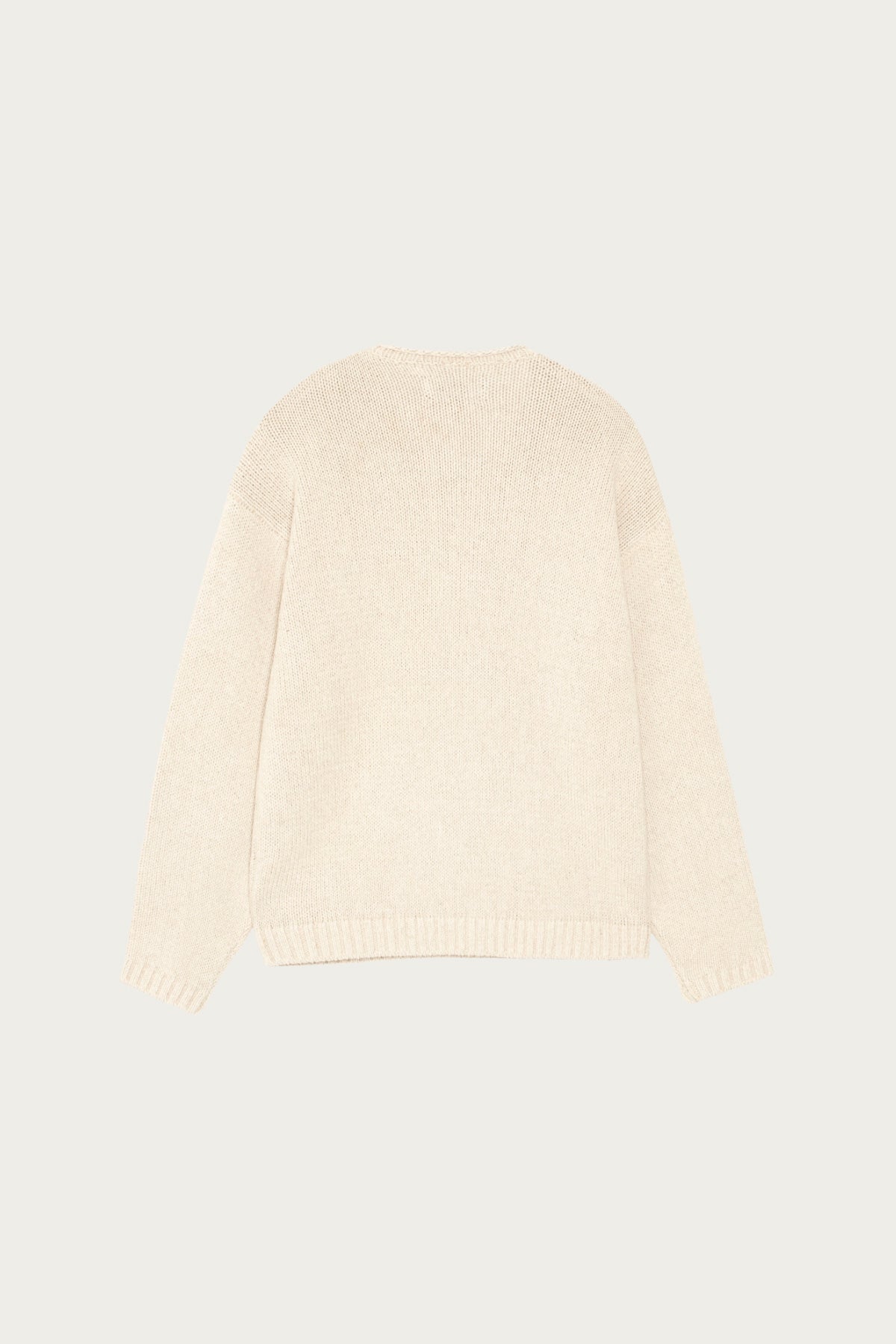 Stüssy - Roll V Neck Sweater - Oatmeal - Canoe Club