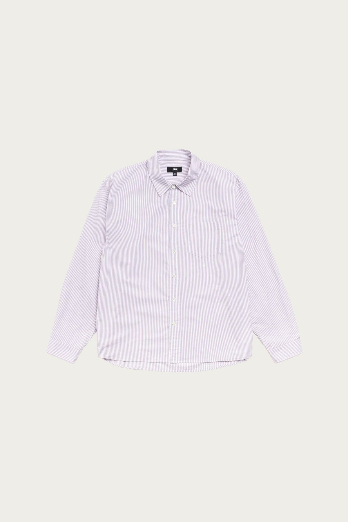 Stüssy - Standard LS Shirt - Purple Stripe - Canoe Club