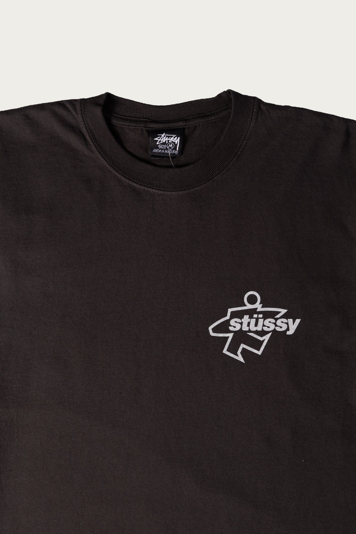 Stüssy - Surf Size Pigment Dyed Tee - Faded Black - Canoe Club