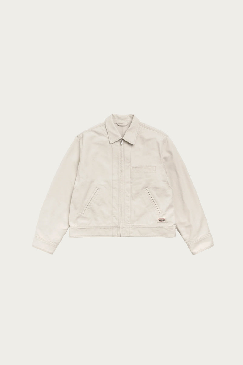 Stüssy Work Jacket Collared | Stone | Canoe Club