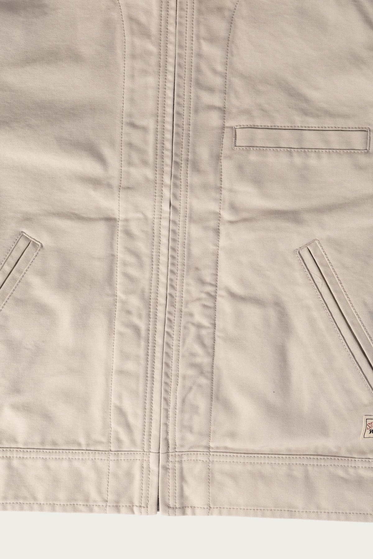 Stüssy - Work Jacket Collared - Stone - Canoe Club