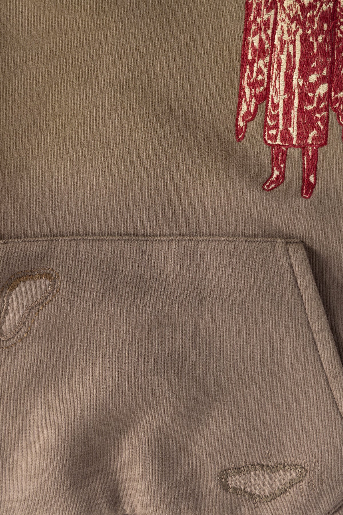 Samuel Zelig - Antique Hoodie - Brown/Green - Canoe Club