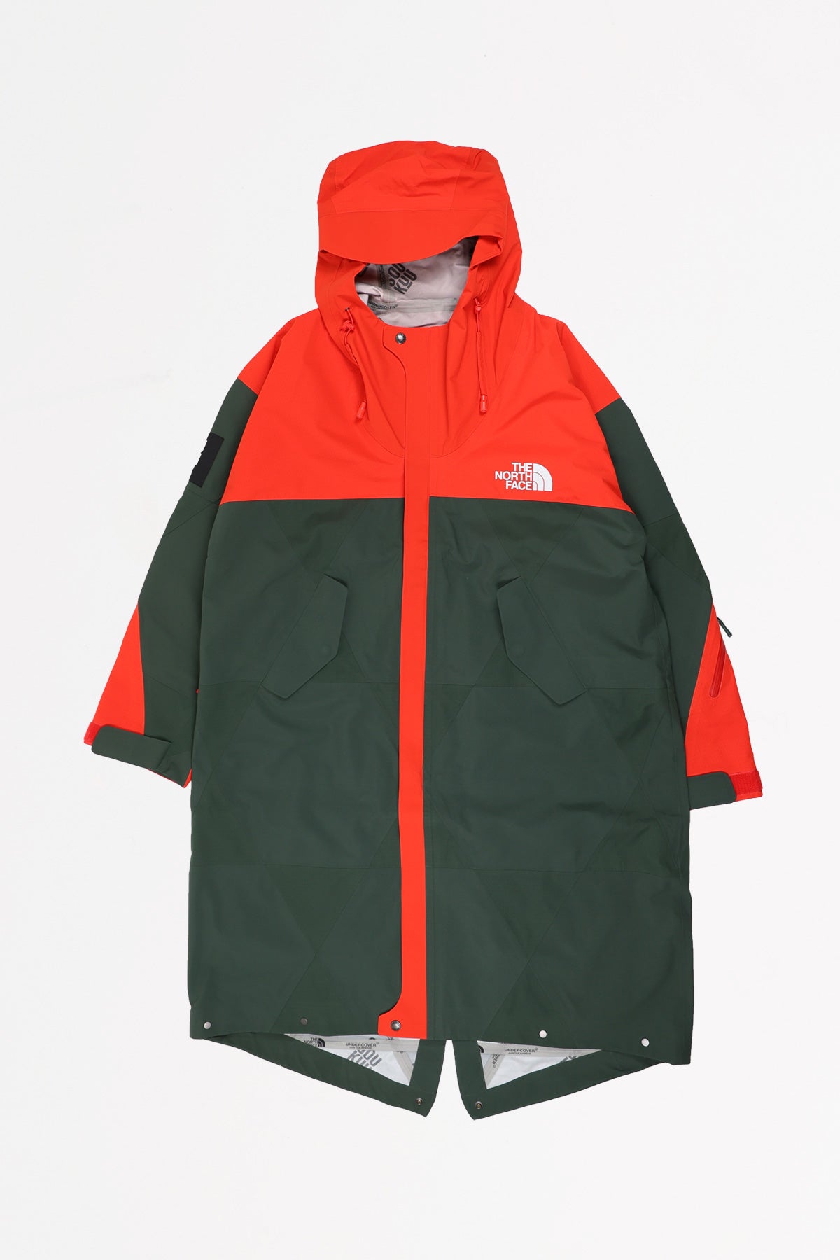 The North Face - TNF x Undercover Soukuu Geodesic Shell Jacket - Dark Cedar Green/High Risk Red - Canoe Club