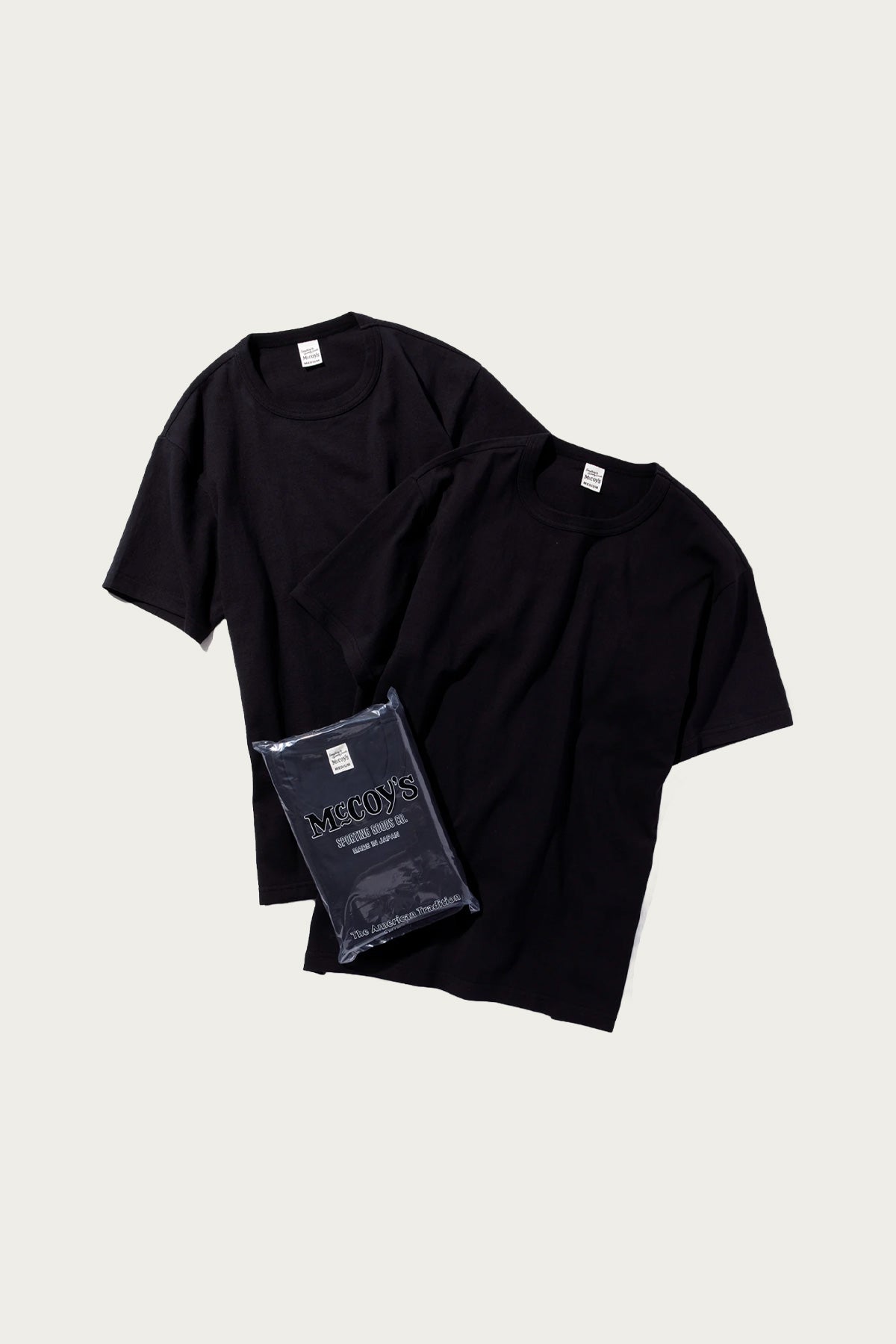 The Real McCoys - McCoy's 2-Pack Tees - Black - Canoe Club