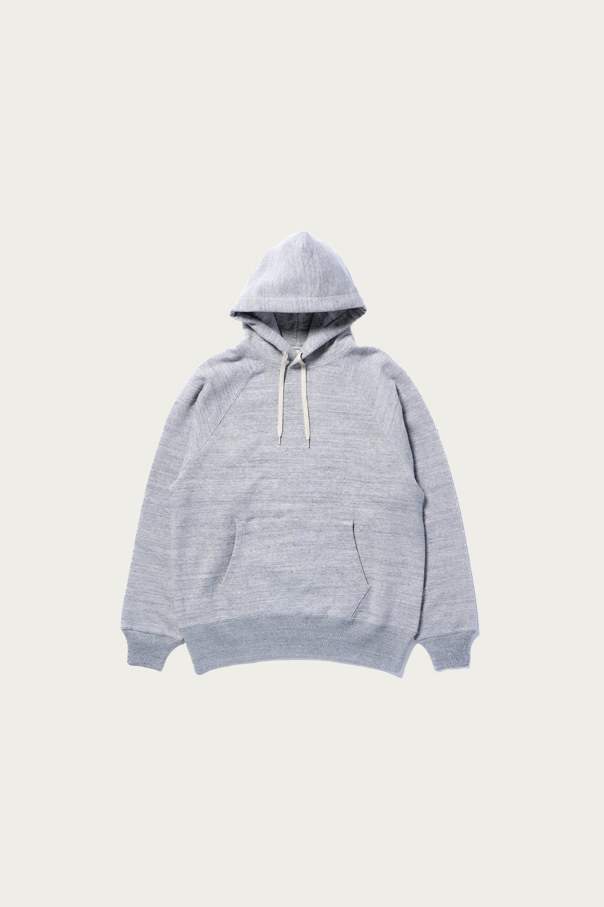 The Real McCoys - 9oz. Loopwheel Raglan Sweatshirt - Gray - Canoe Club