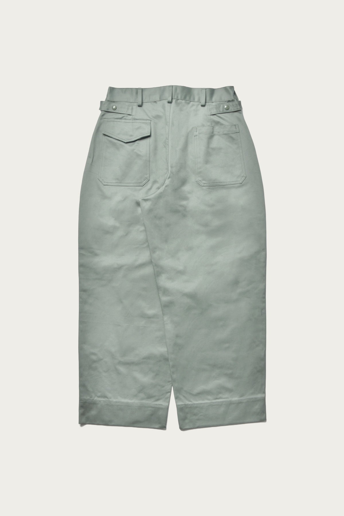 The Real McCoys - Cotton Utility Trousers - USAF Sage Green - Canoe Club