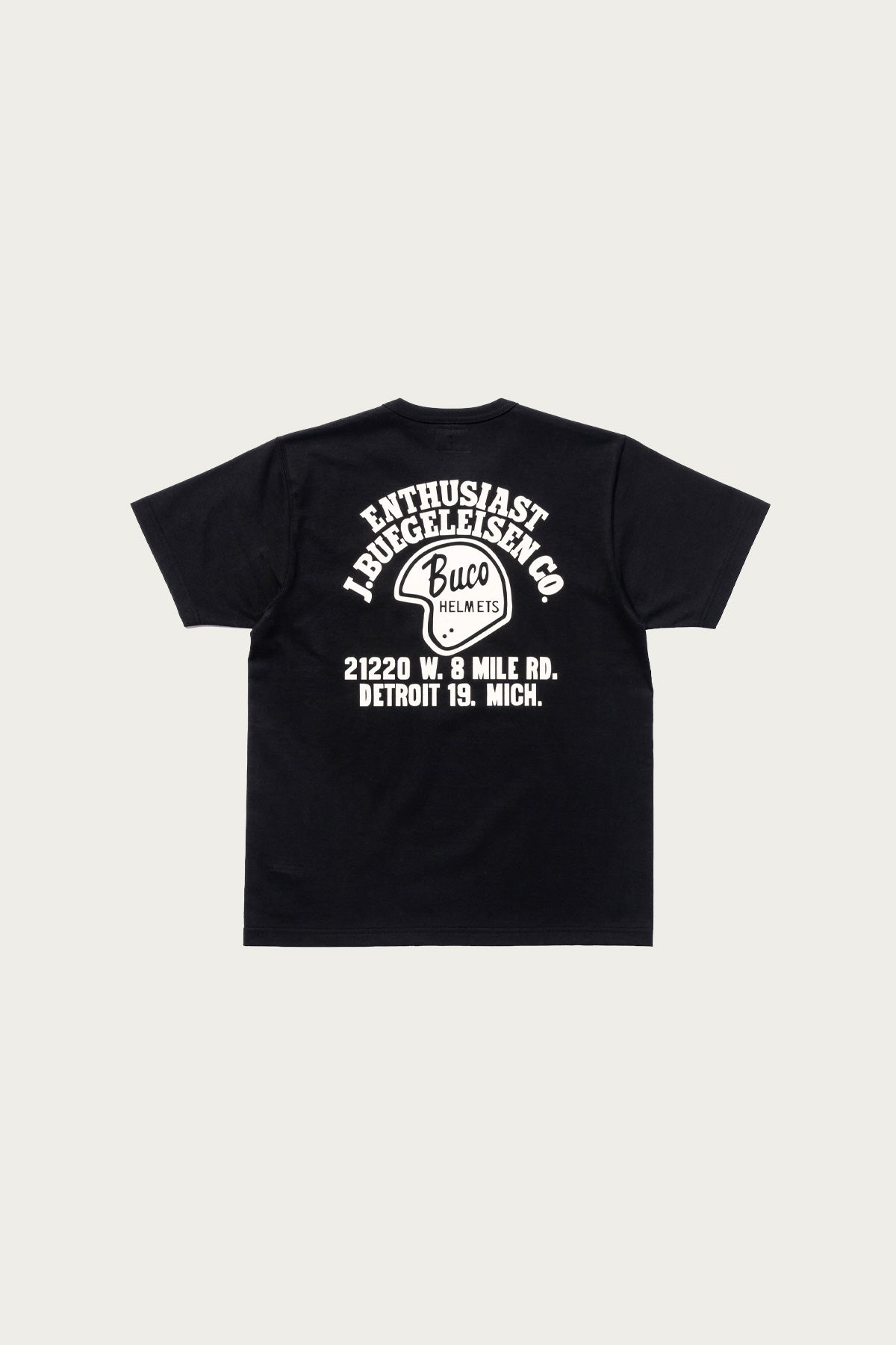 The Real McCoys - Buco Tee/Enthusiast - Black - Canoe Club