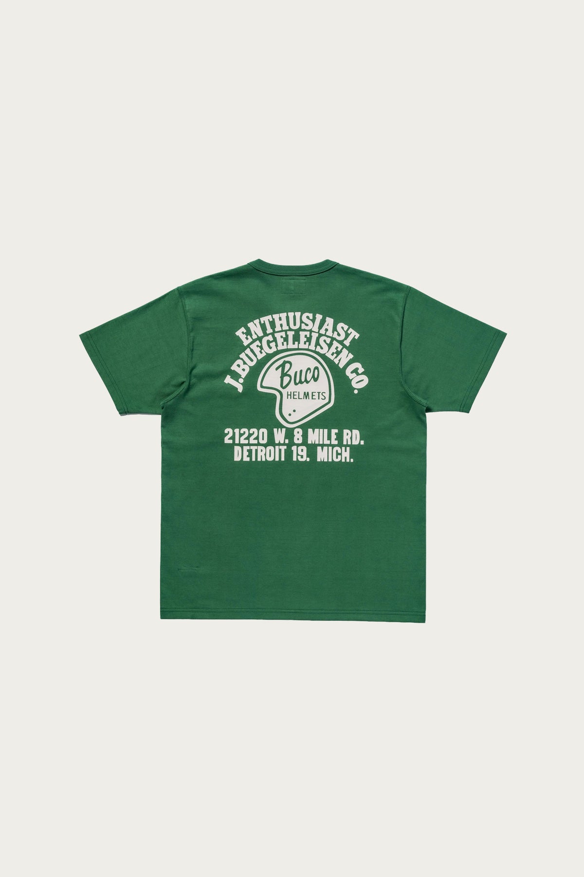 The Real McCoys - Buco Tee/Enthusiast - Green - Canoe Club