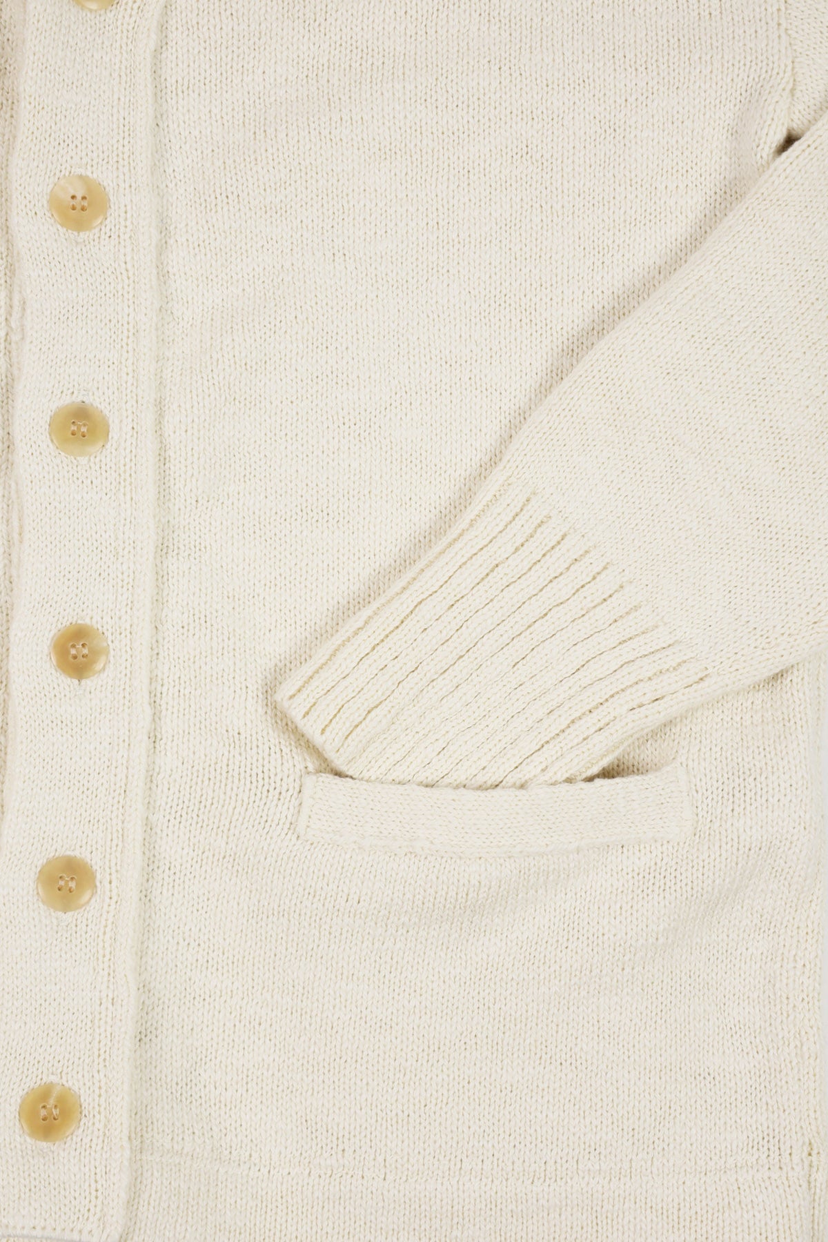 The Real McCoys - Cotton Summer Cardigan - Ecru - Canoe Club