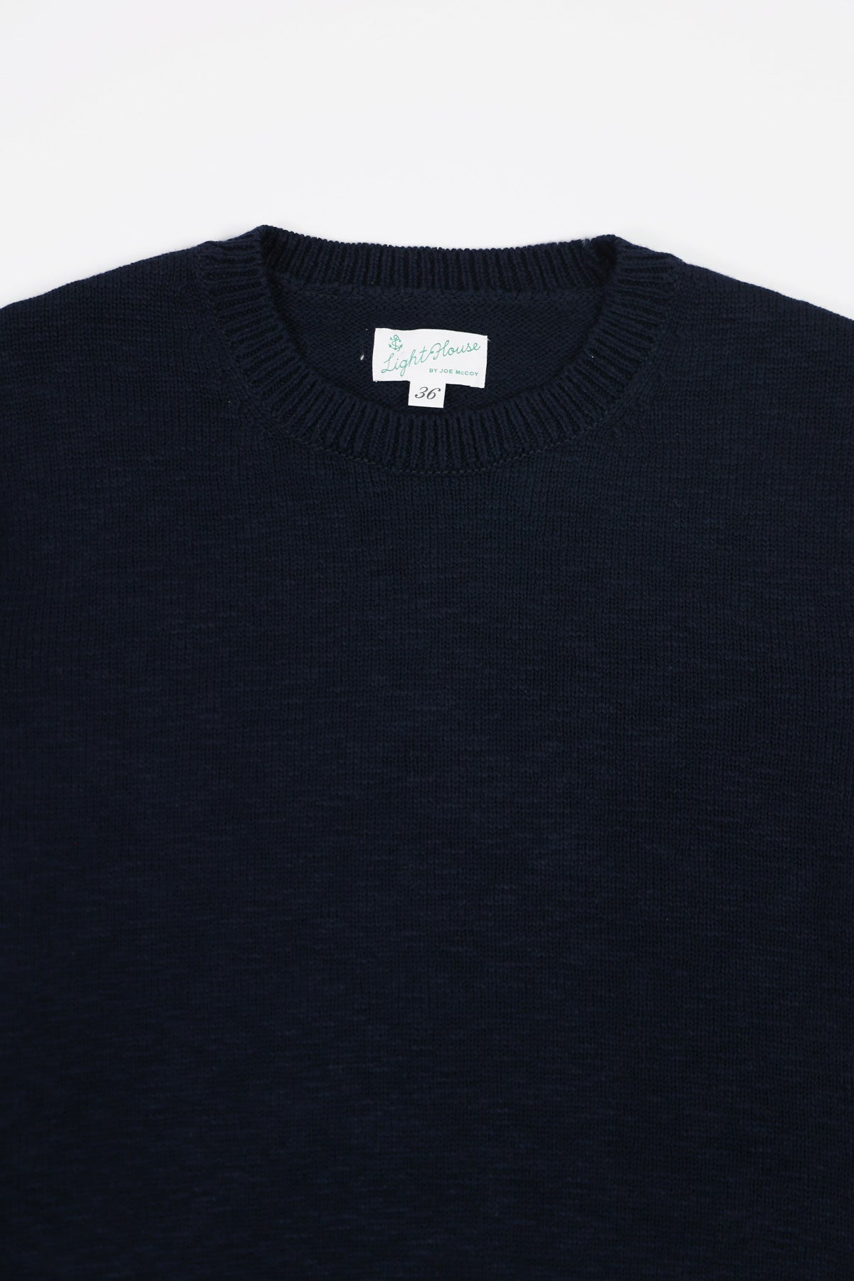 The Real McCoys - Cotton Crewneck Sweater - Navy - Canoe Club