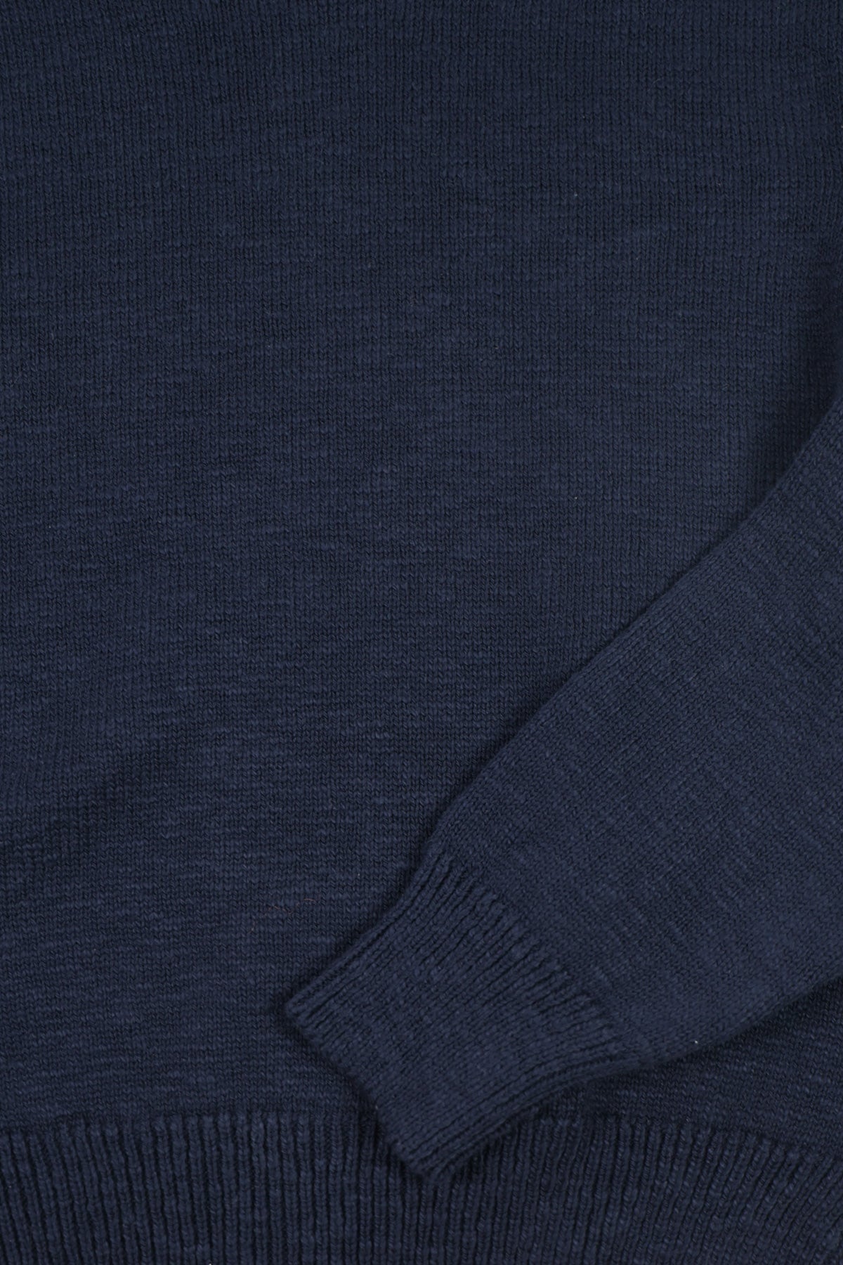 The Real McCoys - Cotton Crewneck Sweater - Navy - Canoe Club