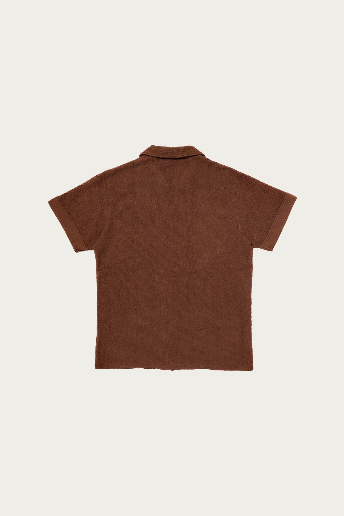 The Real McCoys - Cotton Pile Beach Shirt - Brown - Canoe Club