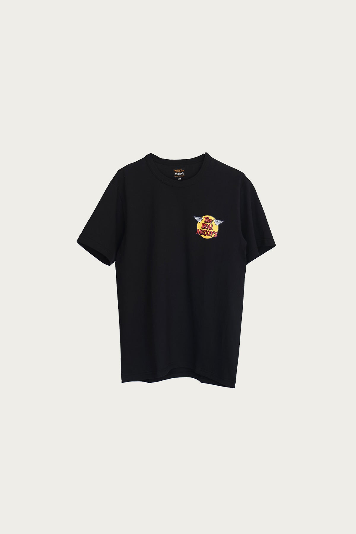 The Real McCoys - The Real McCoy's Logo Tee - Black - Canoe Club