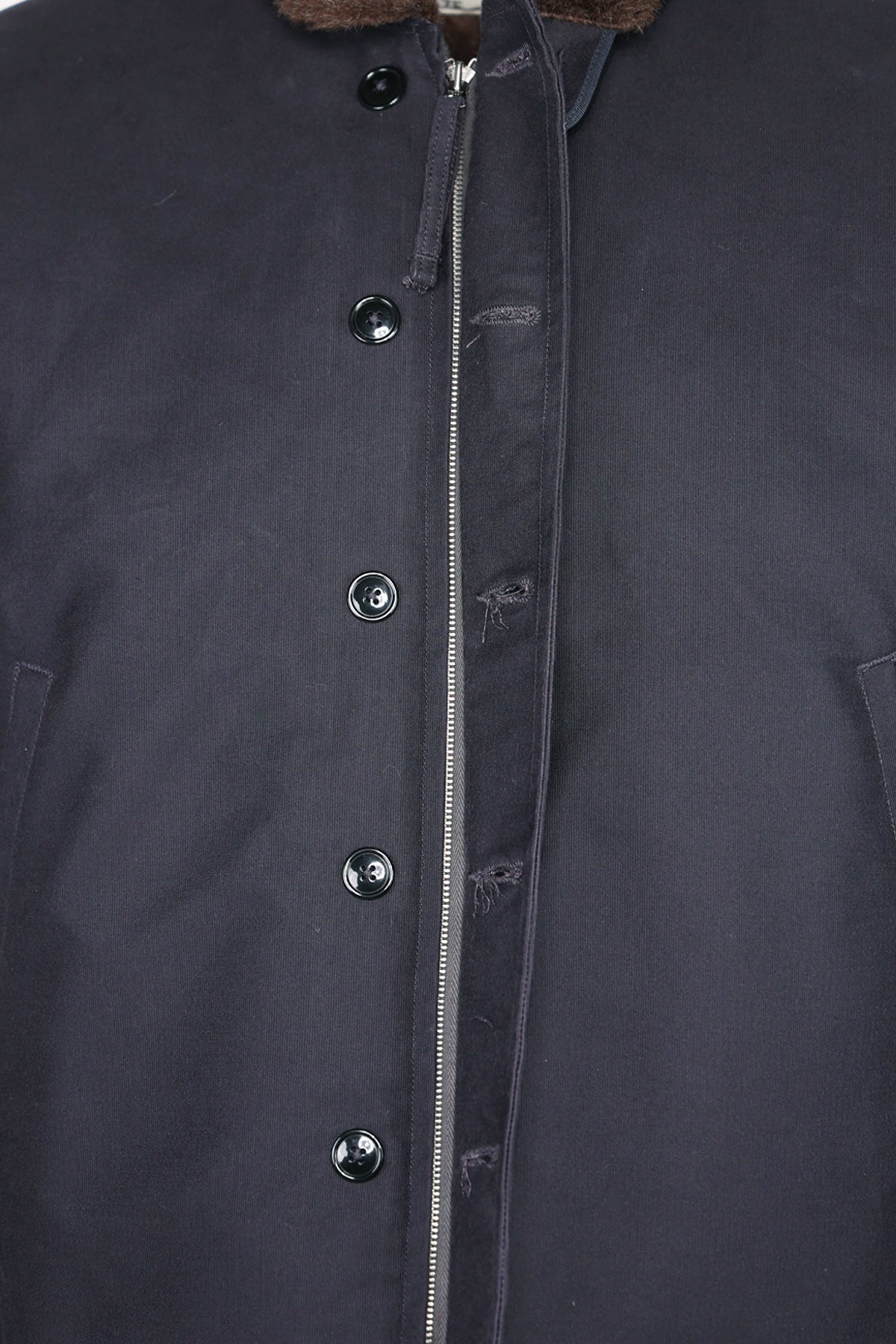 The Real McCoys - N-1 Deck Jacket - Navy - Canoe Club