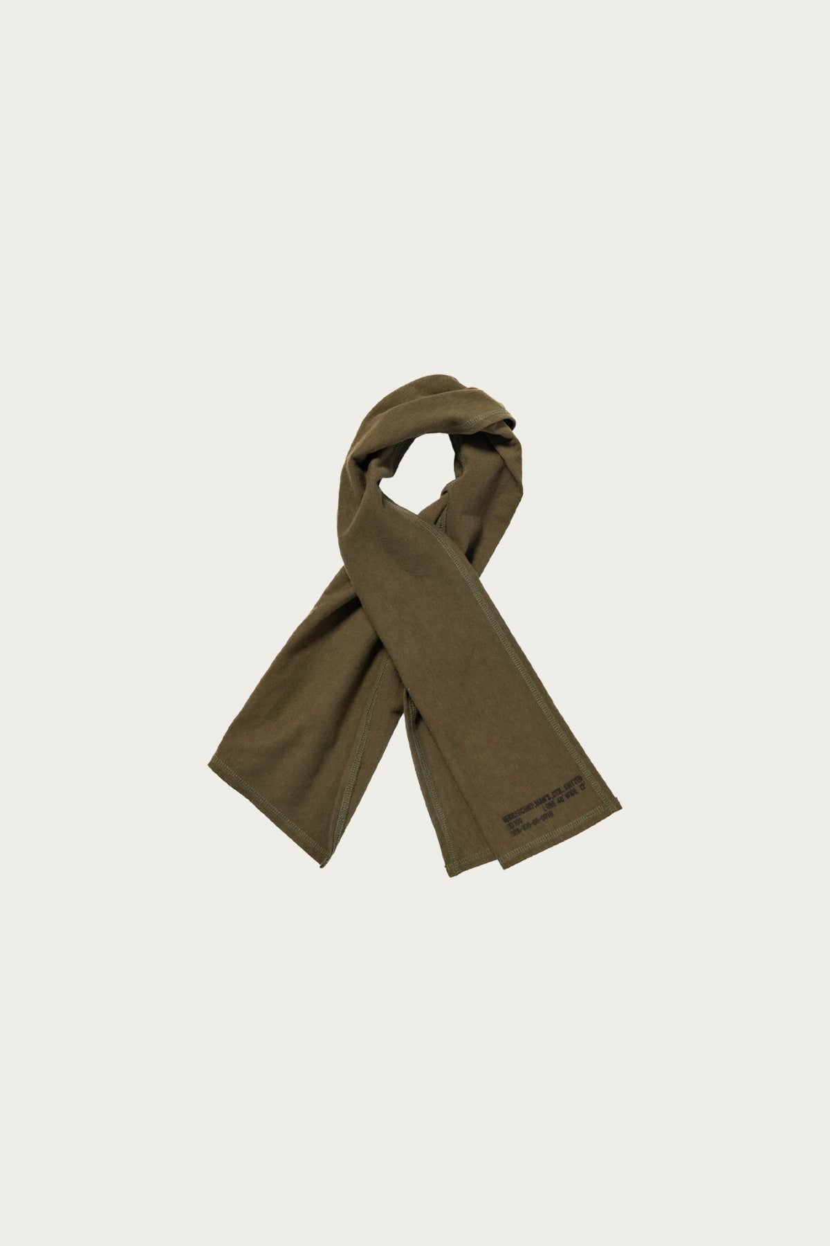 The Real McCoys - Neckerchief, Man's, Knitted - Olive - Canoe Club