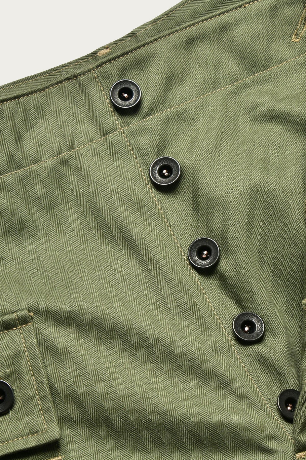 The Real McCoys - P-44 Utility Trousers - Sage Green - Canoe Club