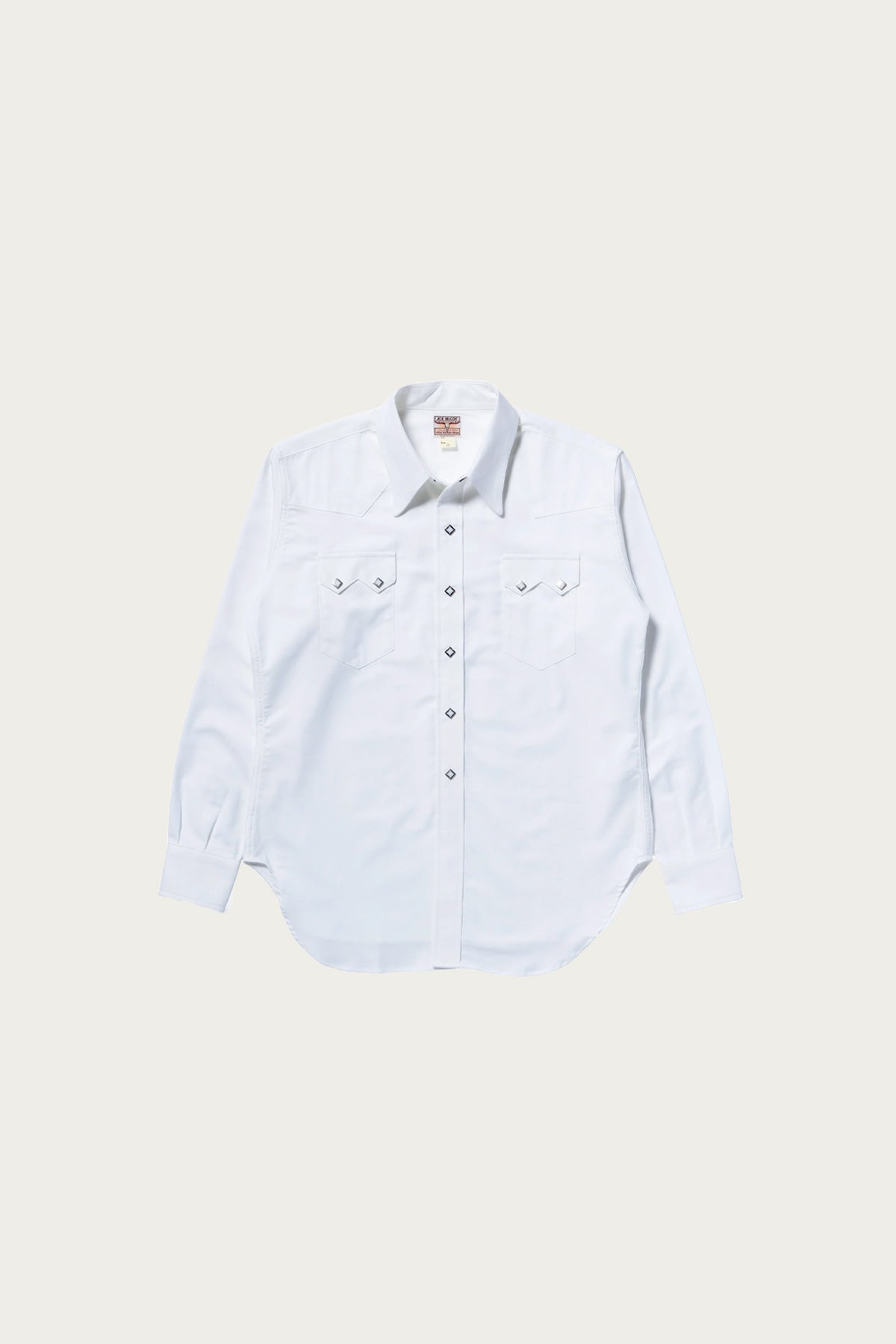 The Real McCoys - Sawtooth Western Shirt - White - Canoe Club