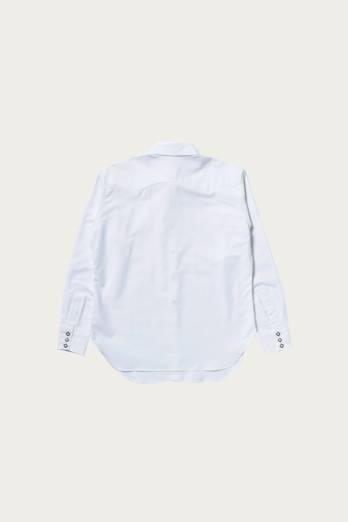 The Real McCoys - Sawtooth Western Shirt - White - Canoe Club