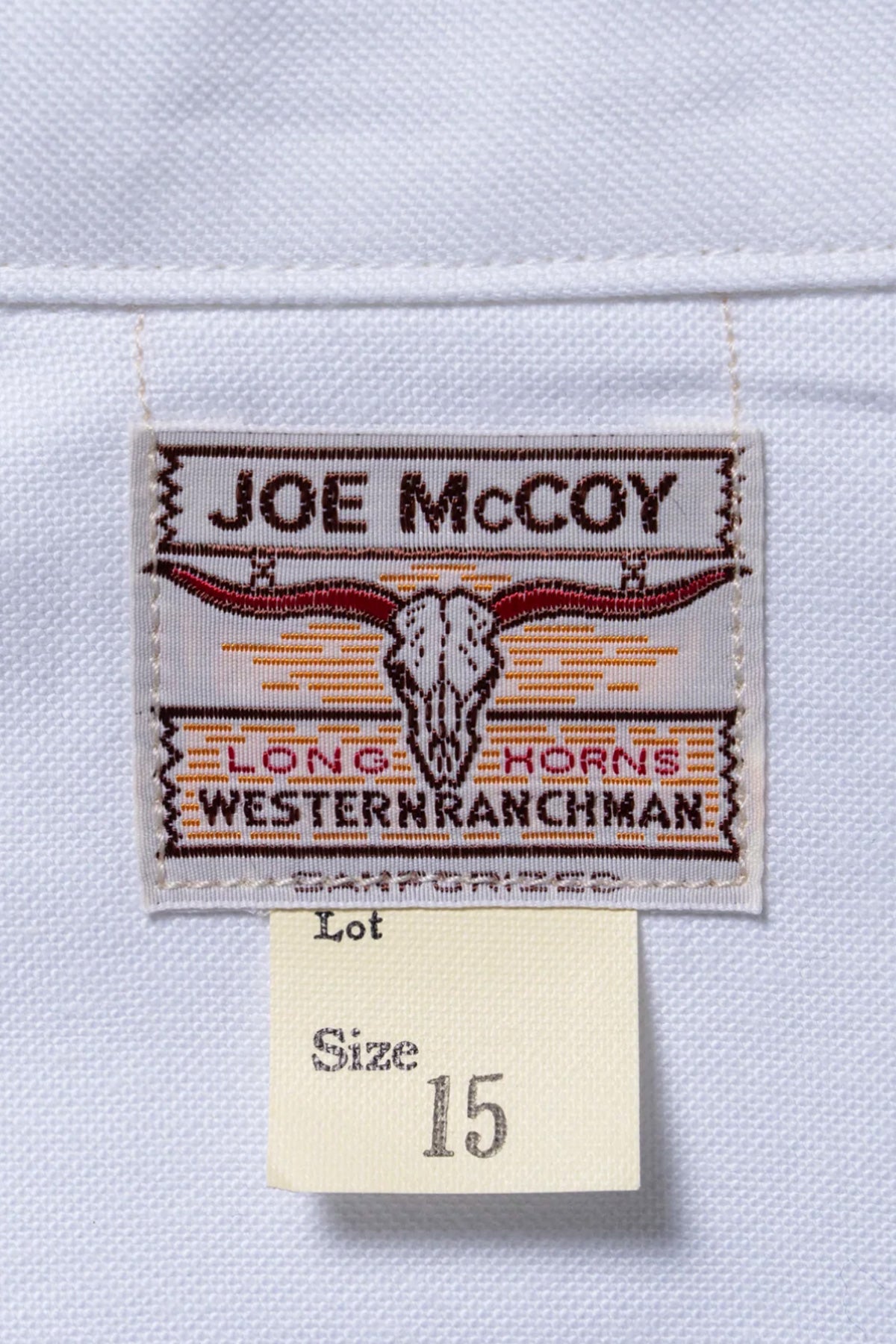 The Real McCoys - Sawtooth Western Shirt - White - Canoe Club