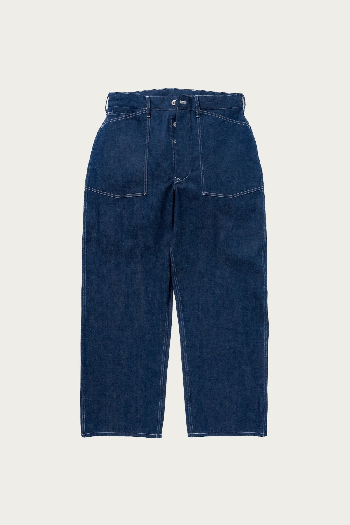 The Real McCoys - Trousers, Working, Denim - Blue - Canoe Club