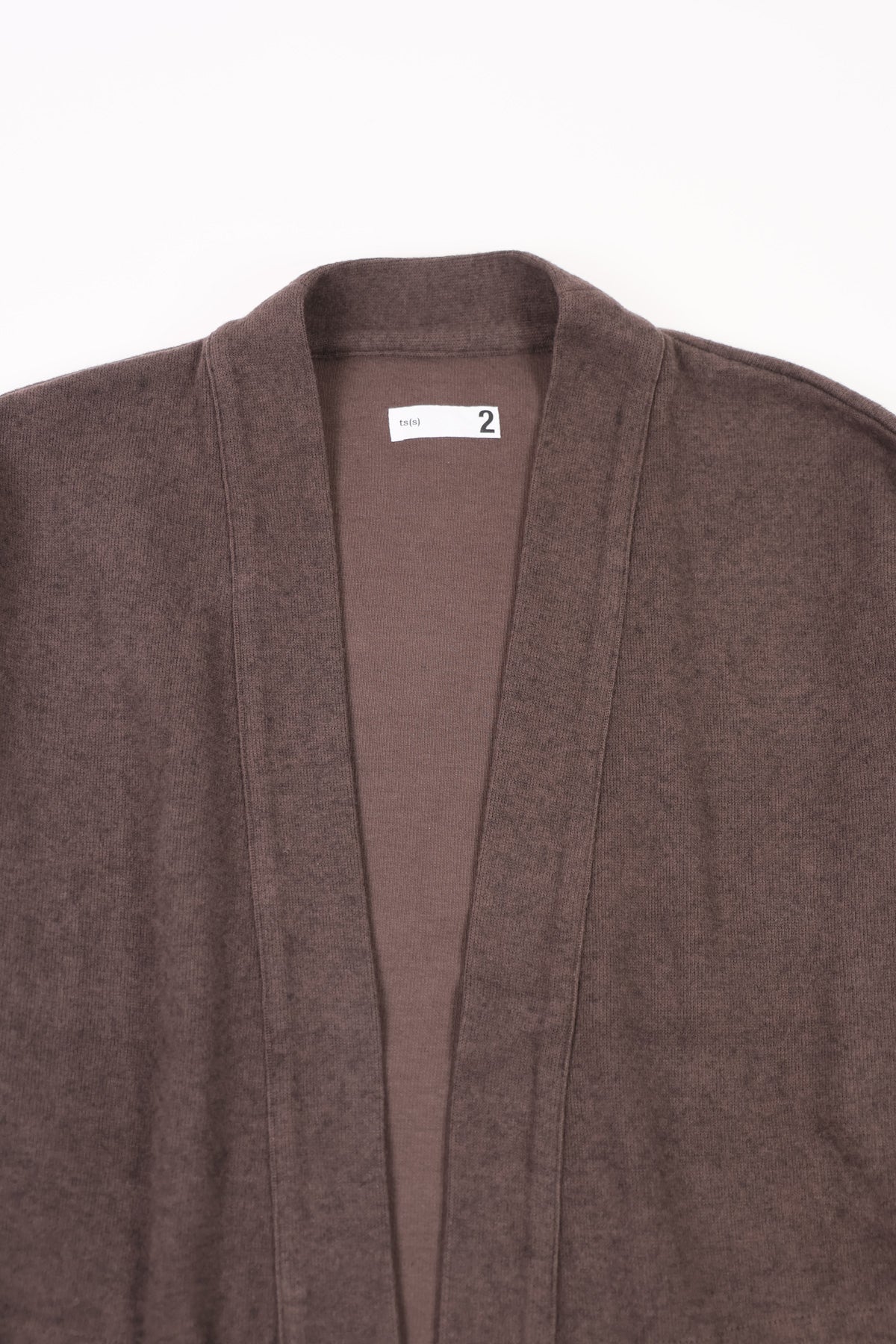 ts(s) - Easy Cardigan - Brown "Hokkaido Wool" Blend - Canoe Club
