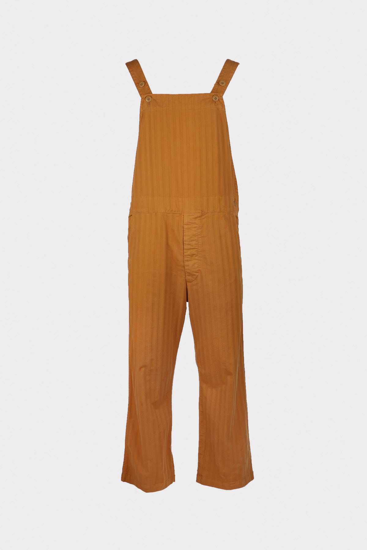 ts(s) - Garment Dye Wide Herringbone Old Style Bib Overalls - Ochre - Canoe Club