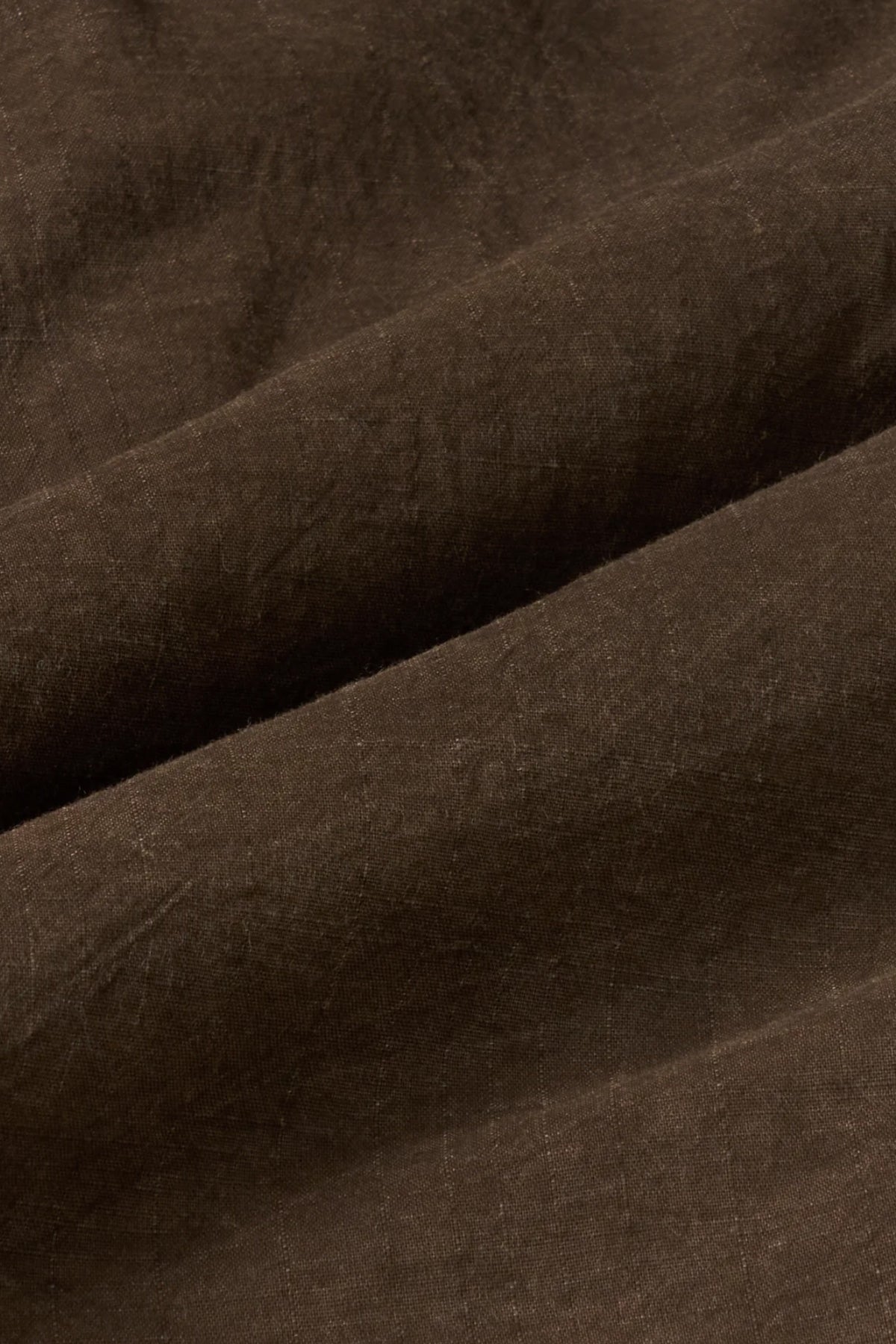 Taiga Takahashi - Lot. 113 Open Collar Shirt - Mud Dyed Brown - Canoe Club