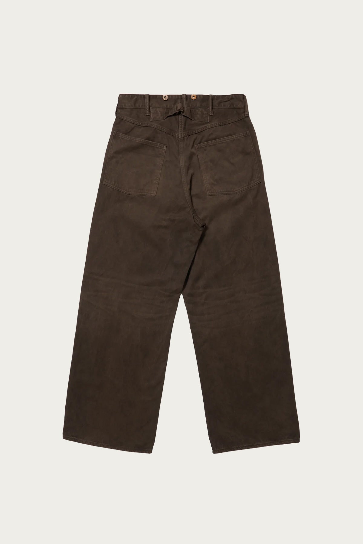 Taiga Takahashi - Lot.209 Buckle-Backed Trouser - Damaged Mud Dye - Canoe Club