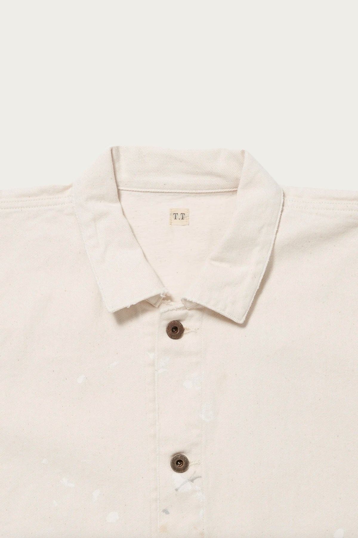 Taiga Takahashi - Lot. 303 Coverall Jacket - Ivory Paint - Canoe Club