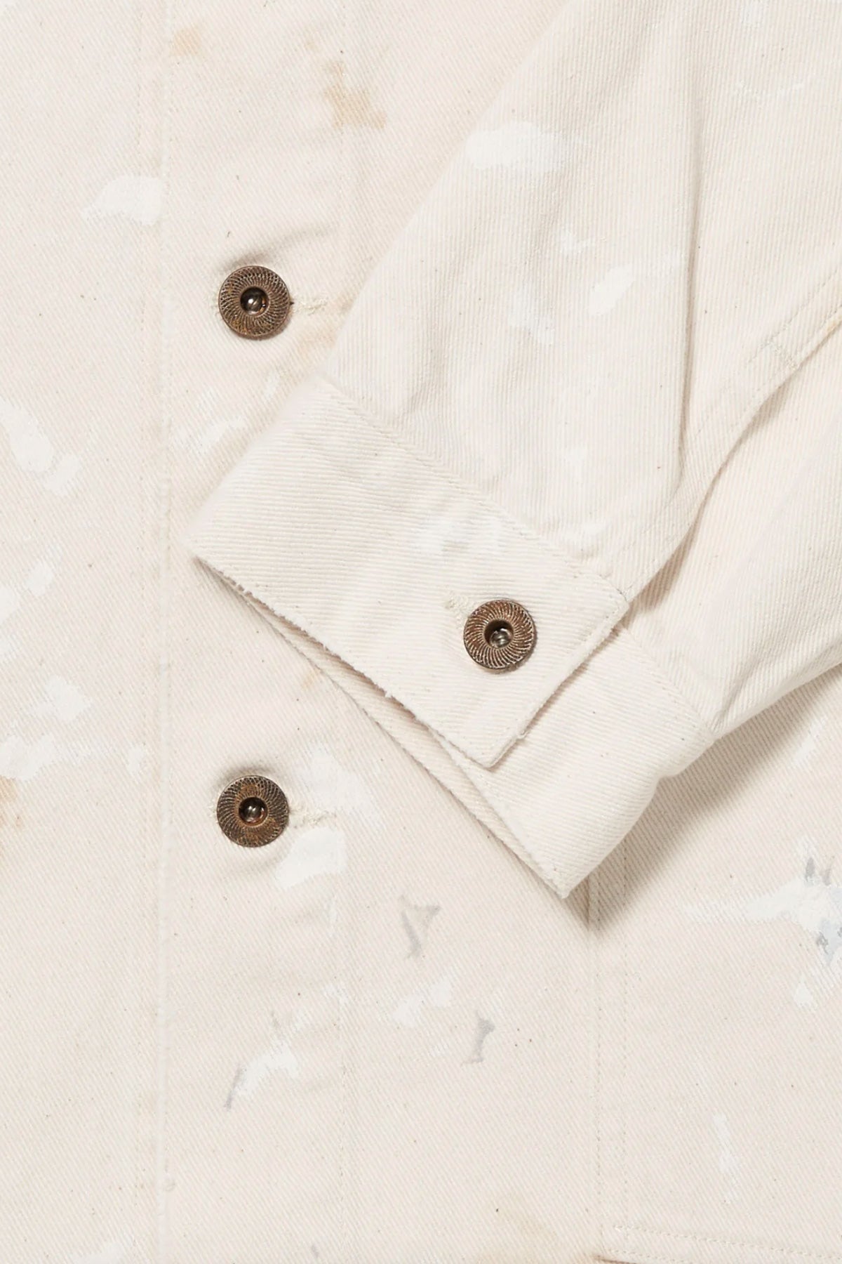 Taiga Takahashi - Lot. 303 Coverall Jacket - Ivory Paint - Canoe Club